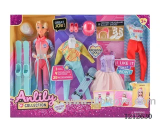 11.5-inch solid body Barbie (brown skin)