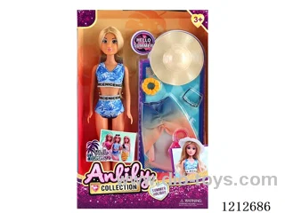 11.5-inch solid body Barbie (brown skin)
