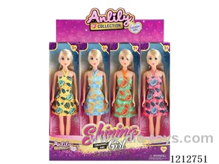 11.5-inch solid body Barbie (fair skin)12PCS