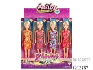 11.5-inch solid body Barbie (fair skin)12PCS