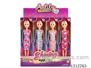 11.5-inch solid body Barbie (fair skin)12PCS