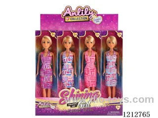 11.5-inch solid body Barbie (brown skin)12PCS