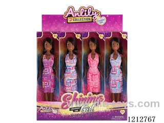 11.5-inch solid body Barbie (dark skin)12PCS