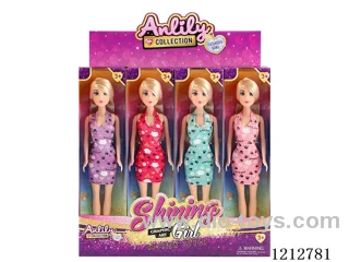 11.5-inch solid body Barbie (fair skin)12PCS