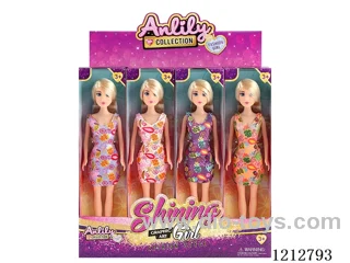 11.5-inch solid body Barbie (fair skin)12PCS