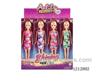 11.5-inch solid body Barbie (fair skin)12PCS