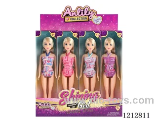 11.5-inch solid body Barbie (fair skin)12PCS