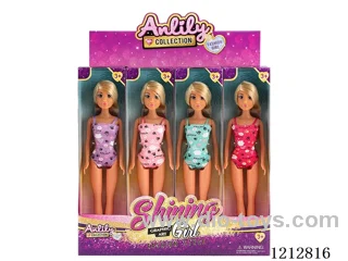 11.5-inch solid body Barbie (brown skin)12PCS