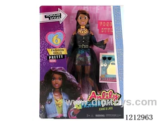 11.5-inch solid body Barbie (dark skin)