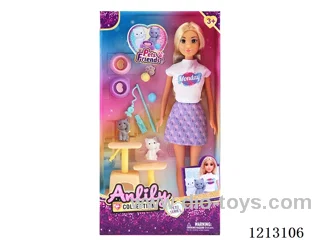 11.5-inch solid body Barbie (brown skin)