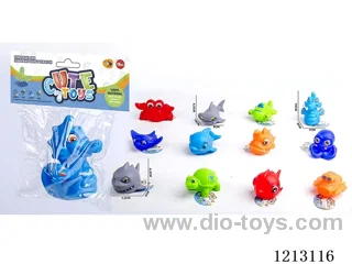 Vinyl marine animals (with BB whistle)