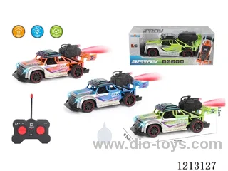 27MHZ UV spraying 5ch rc car (with spray+lighting+music) does not include battery.