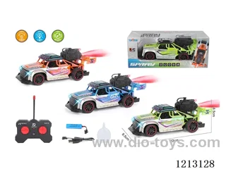 27MHZ UV spraying 5ch rc car (with spray+lighting+music) includes battery.