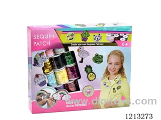 Beaded Fabric Sticker Set