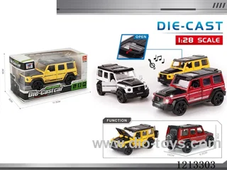 1:28 Alloy Car Model-Benz Big G- W L/M -Five doors open- pull back （1PCS)