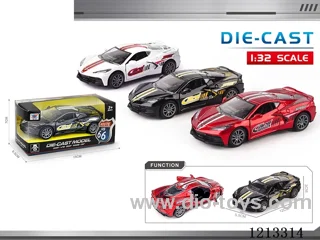 1:32 Alloy Cars - C8 - open door pull back (1PCS)