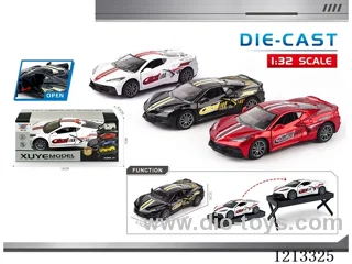 1:36 Alloy American muscle car C8-model-open door pull back (1PCS)