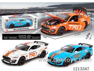 1:24 Alloy Model-Shelby GT500-4 door open - pull back W L/M (1PCS)（included 3*AG13）