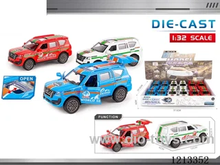 1:32 Alloy Car-Nissan Touareg-4-door pull back (12PCS)
