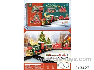 B/O track train W L/M not included 2*AA(Christmas model)