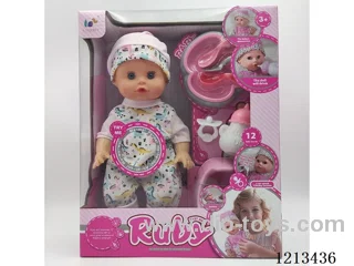 12-inch doll/blow-molded body /12-tone/water and urine function+accessories
