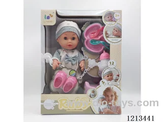 12-inch vinyl doll /12-tone/water and urine function+accessories