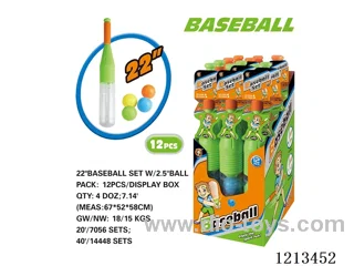 22 "baseball bat set"