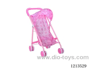 Iron frame sunshade trolley (pink tube)