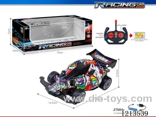 27MHz 1:16 4ch rc graffiti car（included battery）