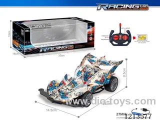 27MHz 1:16 4ch rc graffiti car（included battery）