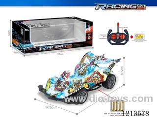 27MHz 1:16 4ch rc graffiti car（not included battery）