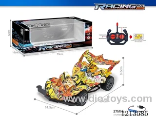 27MHz 1:16 4ch rc graffiti car（included battery）