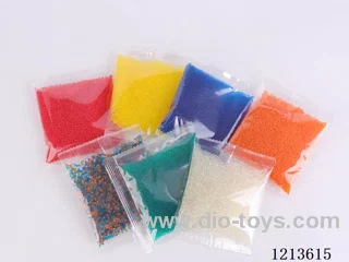 10,000 dry water bombs in 7-8mm bags (seven colors mixed)