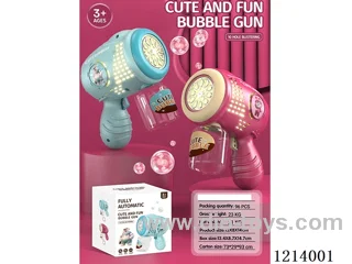 Fully automatic bubble gun