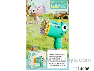Electric 40-hole unicorn/dinosaur bubble gun