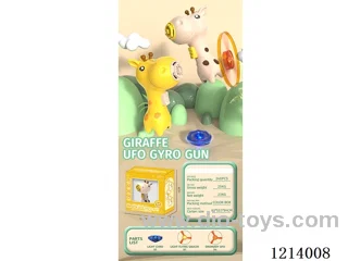 Giraffe bamboo dragonfly flying saucer gun