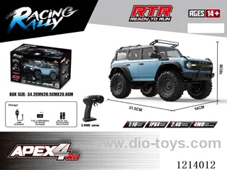 1:16 full scale rc model climbing car included battery