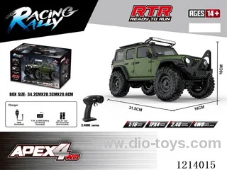 1:16 full scale rc model climbing car included battery
