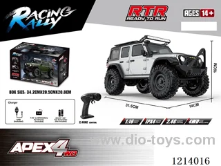 1:16 full scale rc model climbing car included battery