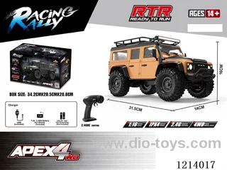 1:16 full scale rc model climbing car included battery