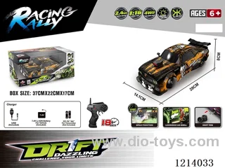 1:16 4WD rc car with light included battery