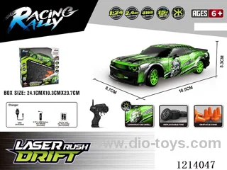 1:24 4WD rc car with light included battery