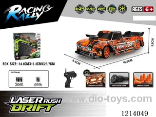 1:24 4WD rc car with light not included battery