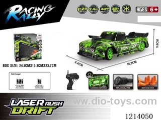 1:24 4WD rc car with light not included battery
