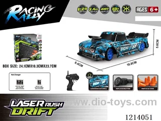 1:24 4WD rc car with light not included battery