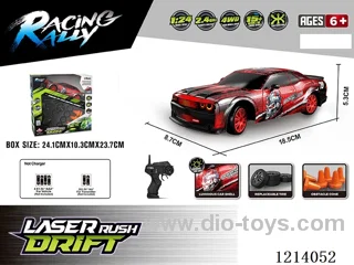 1:24 4WD rc car with light not included battery