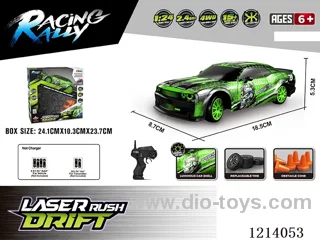 1:24 4WD rc car with light not included battery