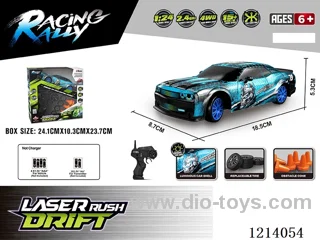 1:24 4WD rc car with light not included battery