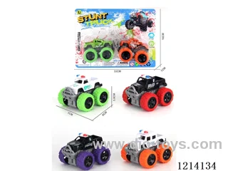 Dual Inertia Police Pickup Truck 2PCS