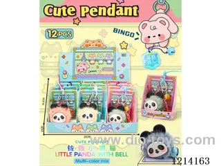 Doll key chain with bell 12PCS
